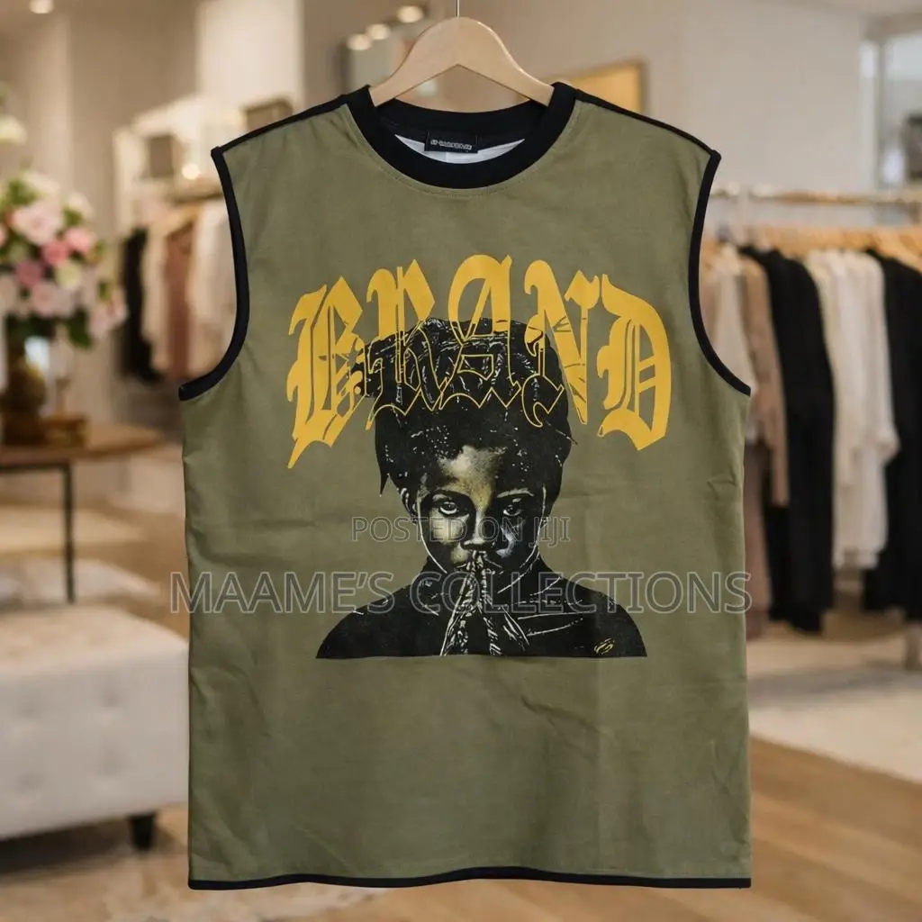 Sleeveless Men's Tank Top.