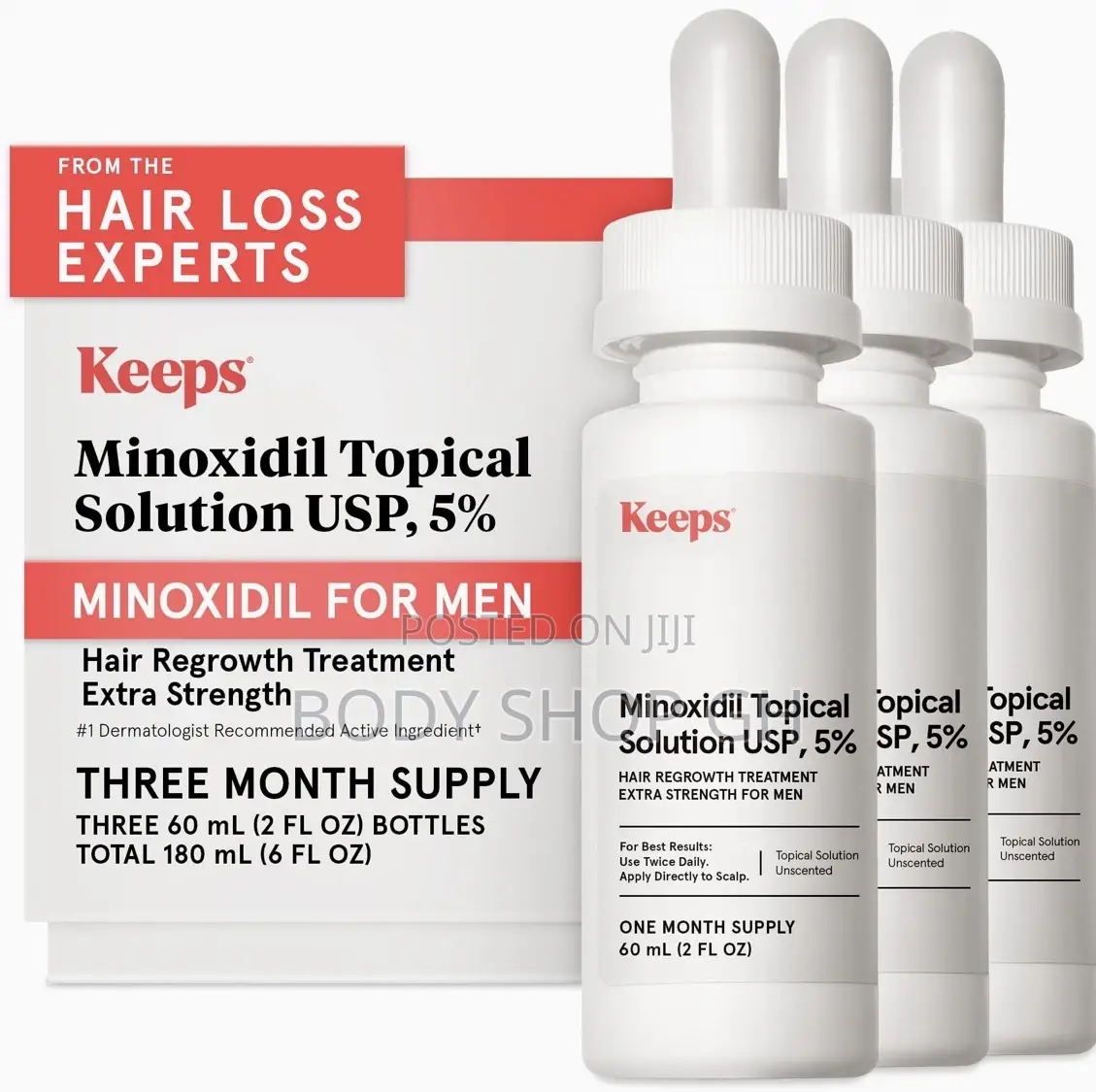 Keeps Extra Strength Minoxidil 5% for Men - Kirkland Minoxidil