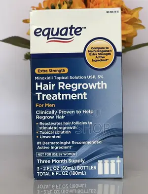 Equate Minoxidil 5% Topical Solution for Men - Kirkland Minoxidil