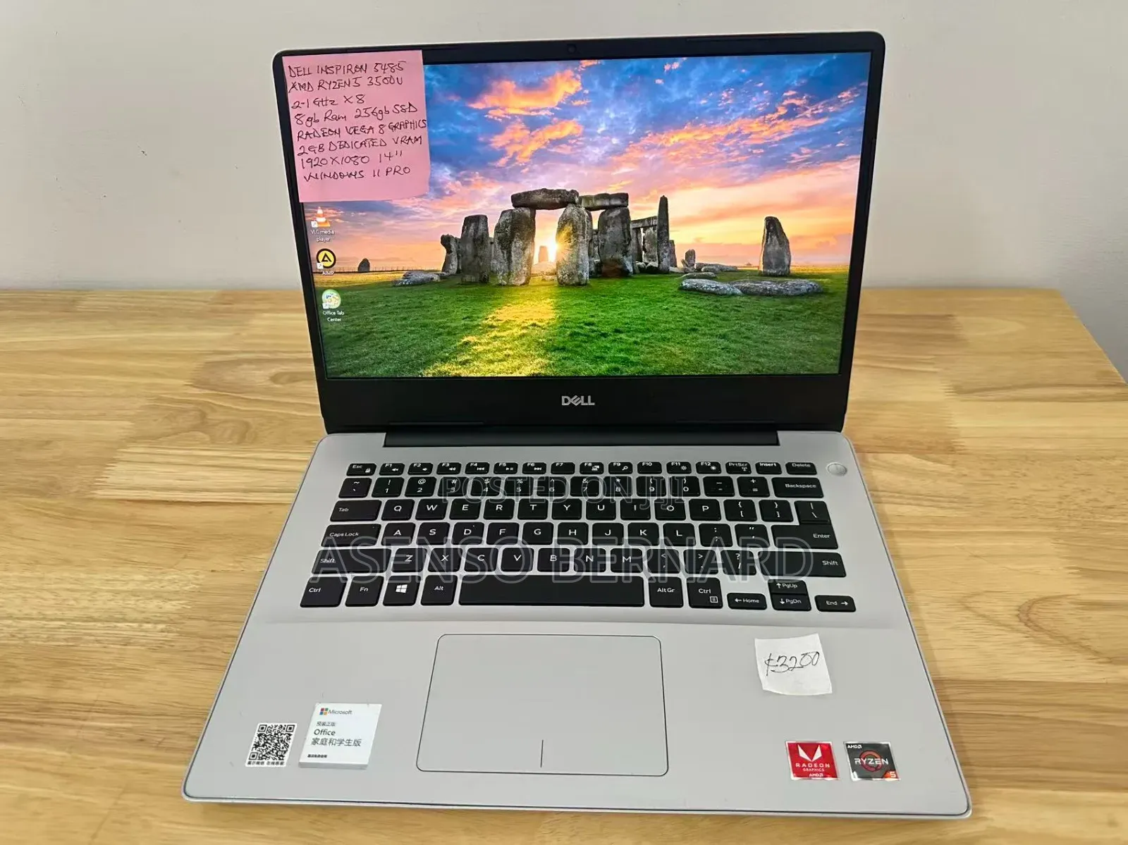 Laptop Dell Inspiron 5548 8GB AMD Ryzen 5 SSD 256GB