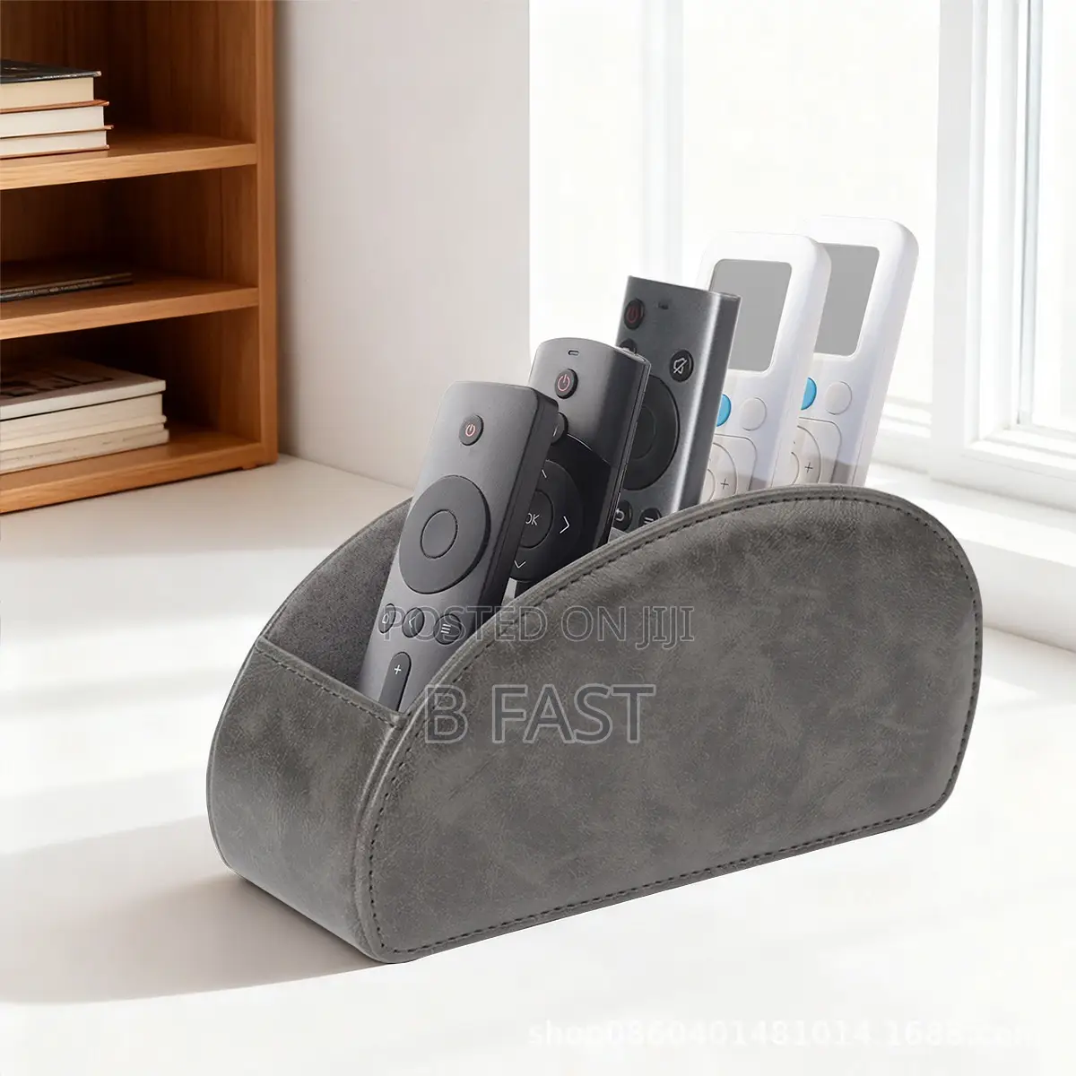 Leather Storage Box Remote