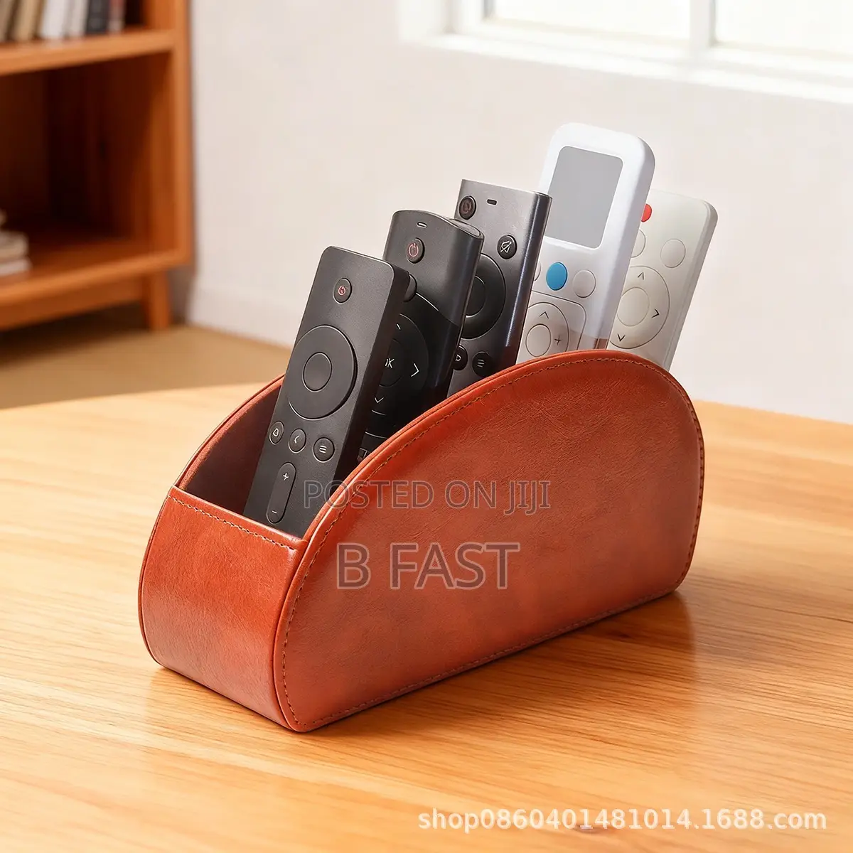 Leather Storage Box Remote
