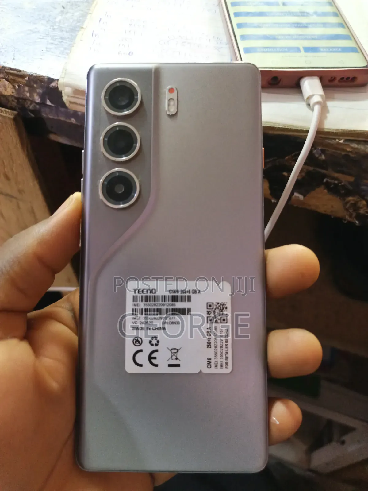 Tecno Camon 40 Pro 4G 256 GB Silver