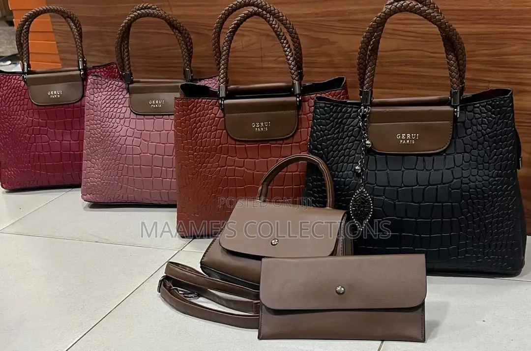 Ladies Leather Handbag ( 3 in 1)