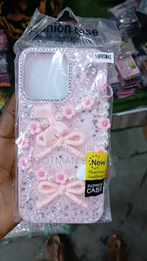 Trendy Beaded iPhone Cases With Charm – Cute Stylish (13–17 Pro Max)
