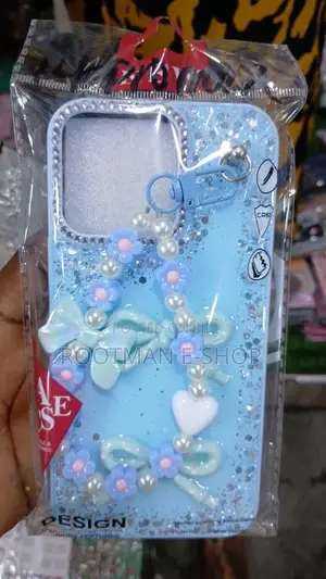 Trendy Beaded iPhone Cases With Charm – Cute Stylish (13–17 Pro Max)
