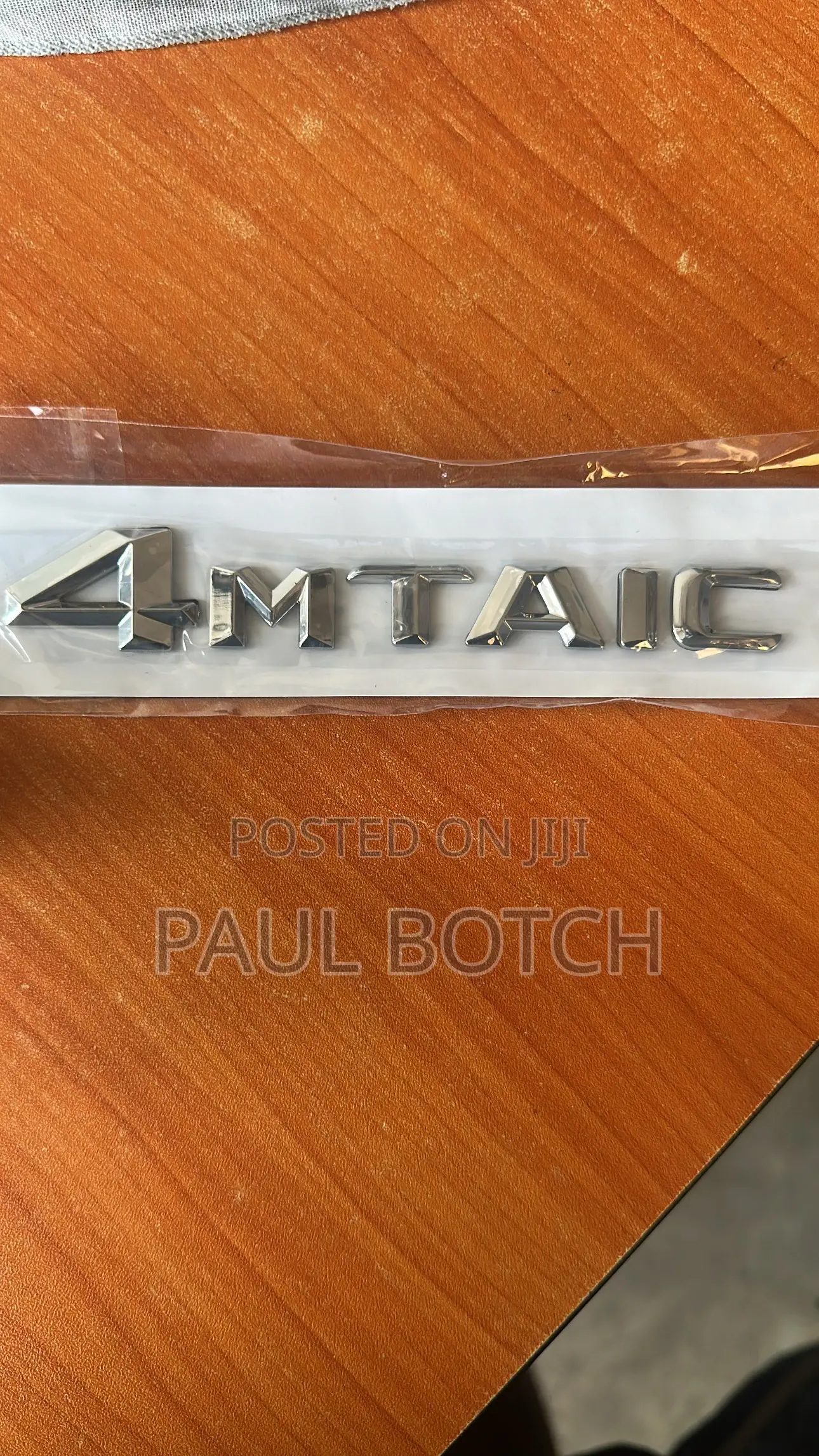 Mercedes Benz 4matic Letters Emblem