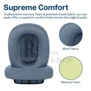 Ear Pads for Airpods Max – Noise-Isolating Mesh Fabric Cushions