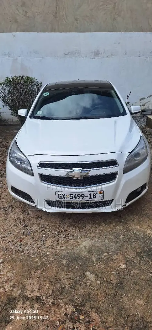 Chevrolet Malibu LT 4dr Sedan w/3LT (2.0L 4cyl Turbo 6A) 2014 White