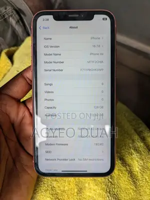 New Apple iPhone XR 128 GB Orange