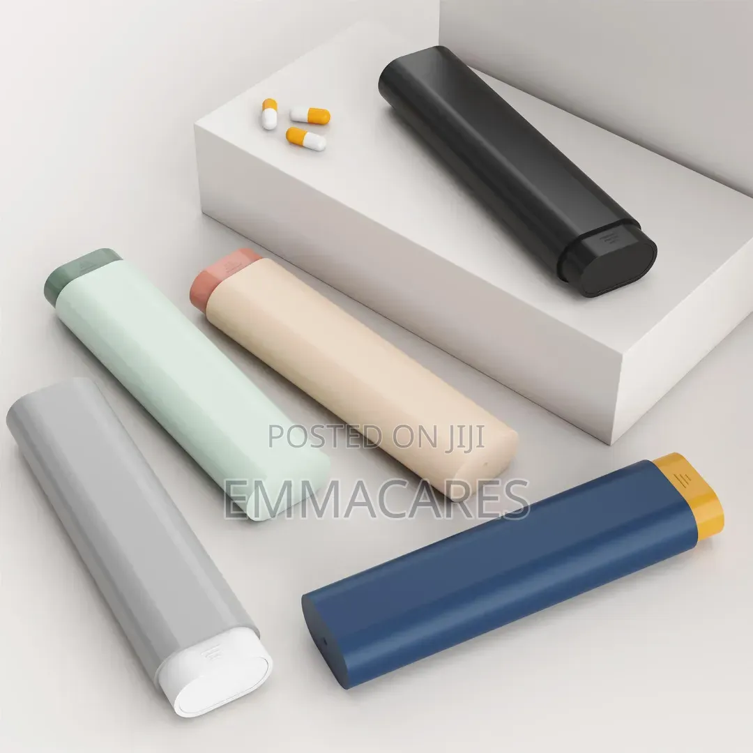 Portable 7 Compartment Pill and Medication Storage Box