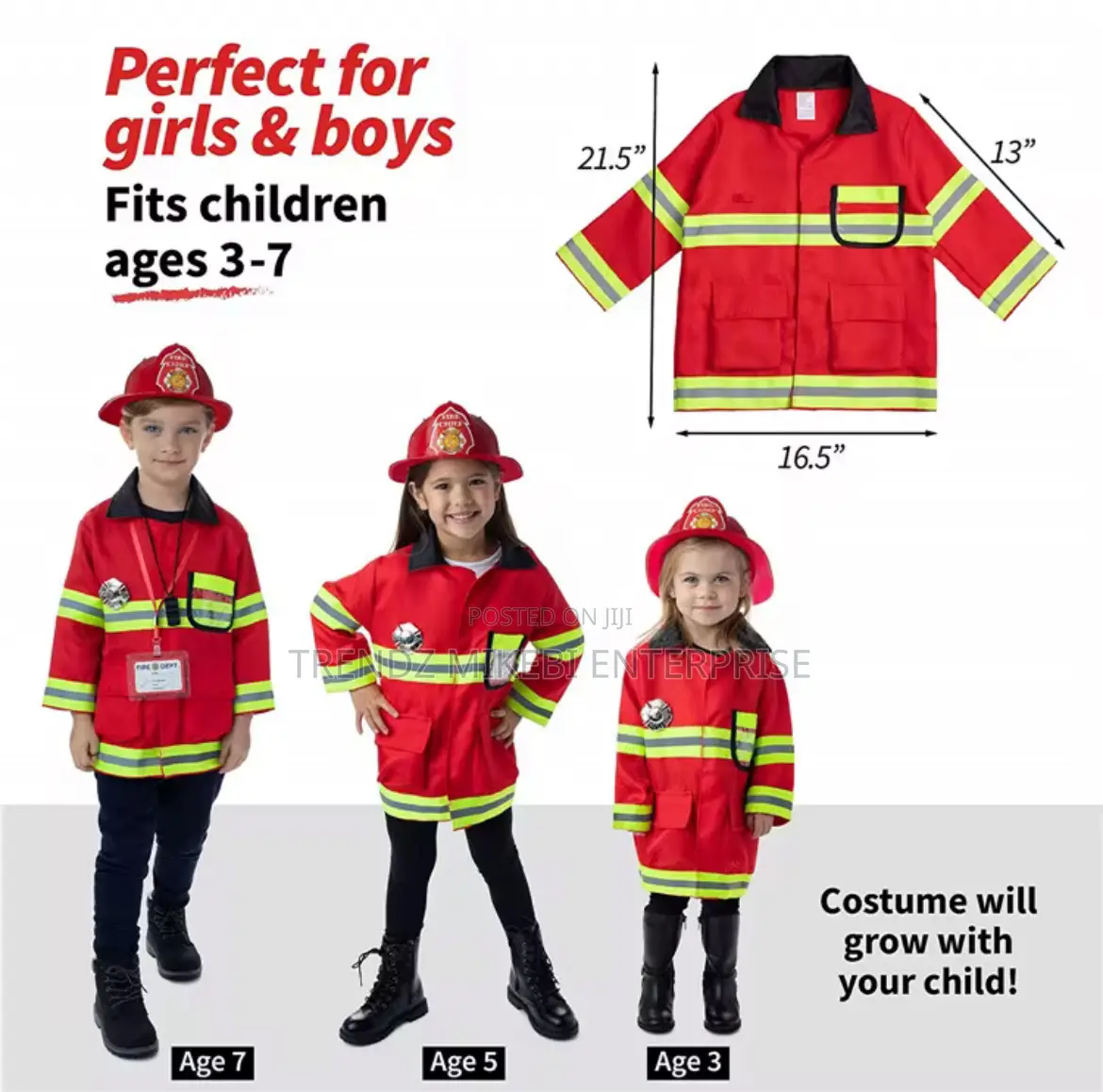 Fire Fighter Career Day Costume