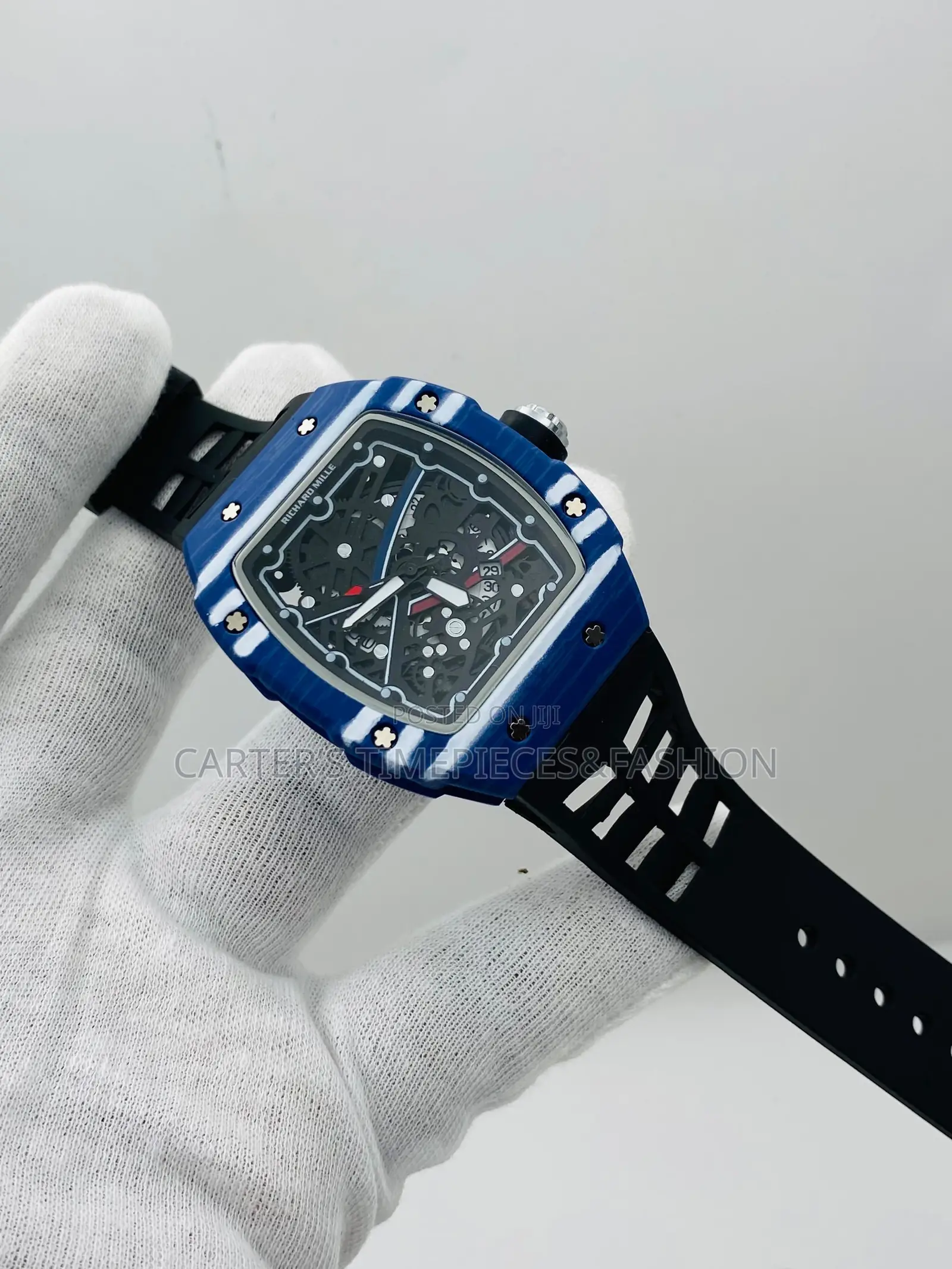Richard Mille Wrist Rubber Strap Watch