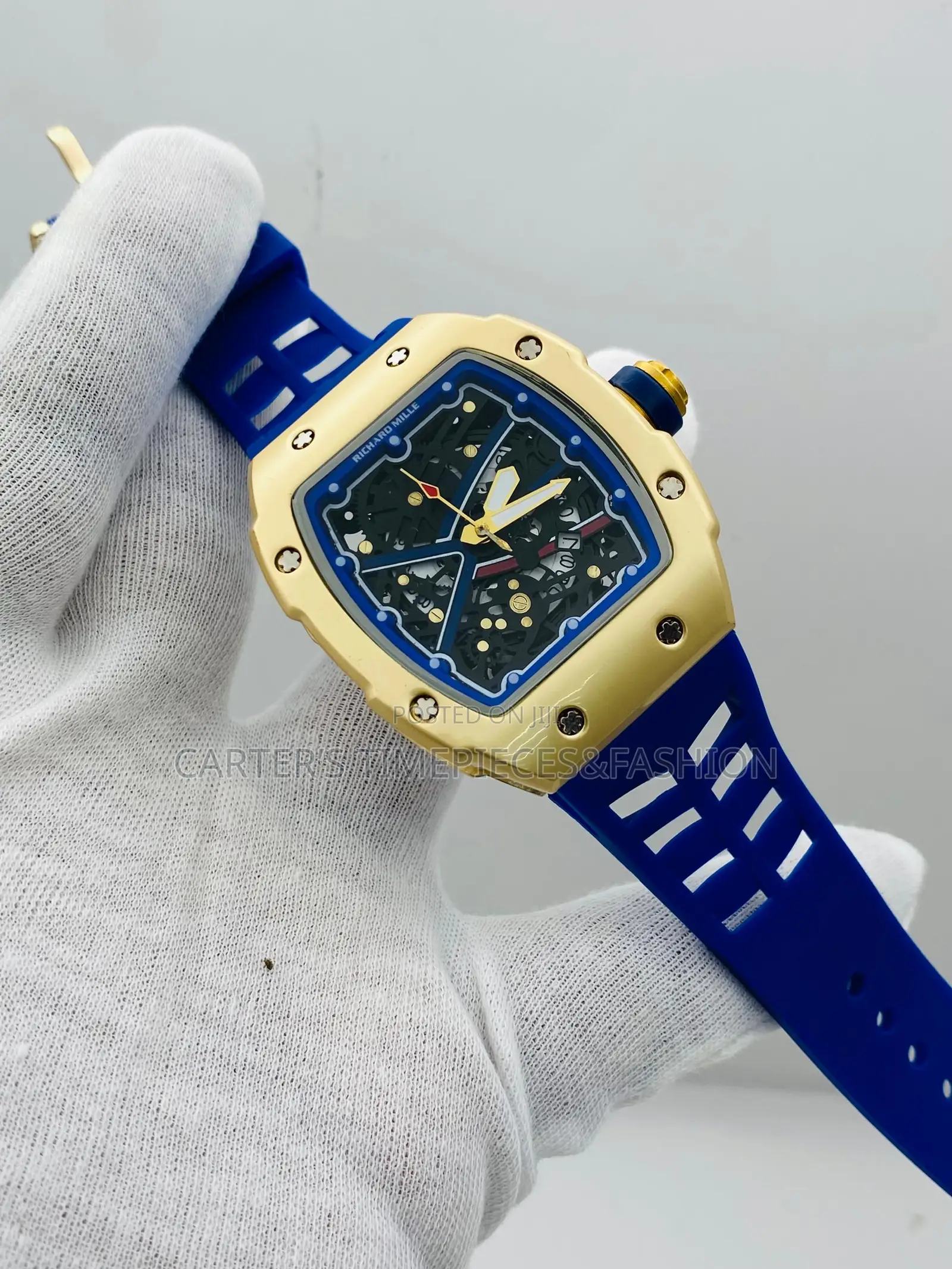 Richard Mille Wrist Rubber Strap Watch