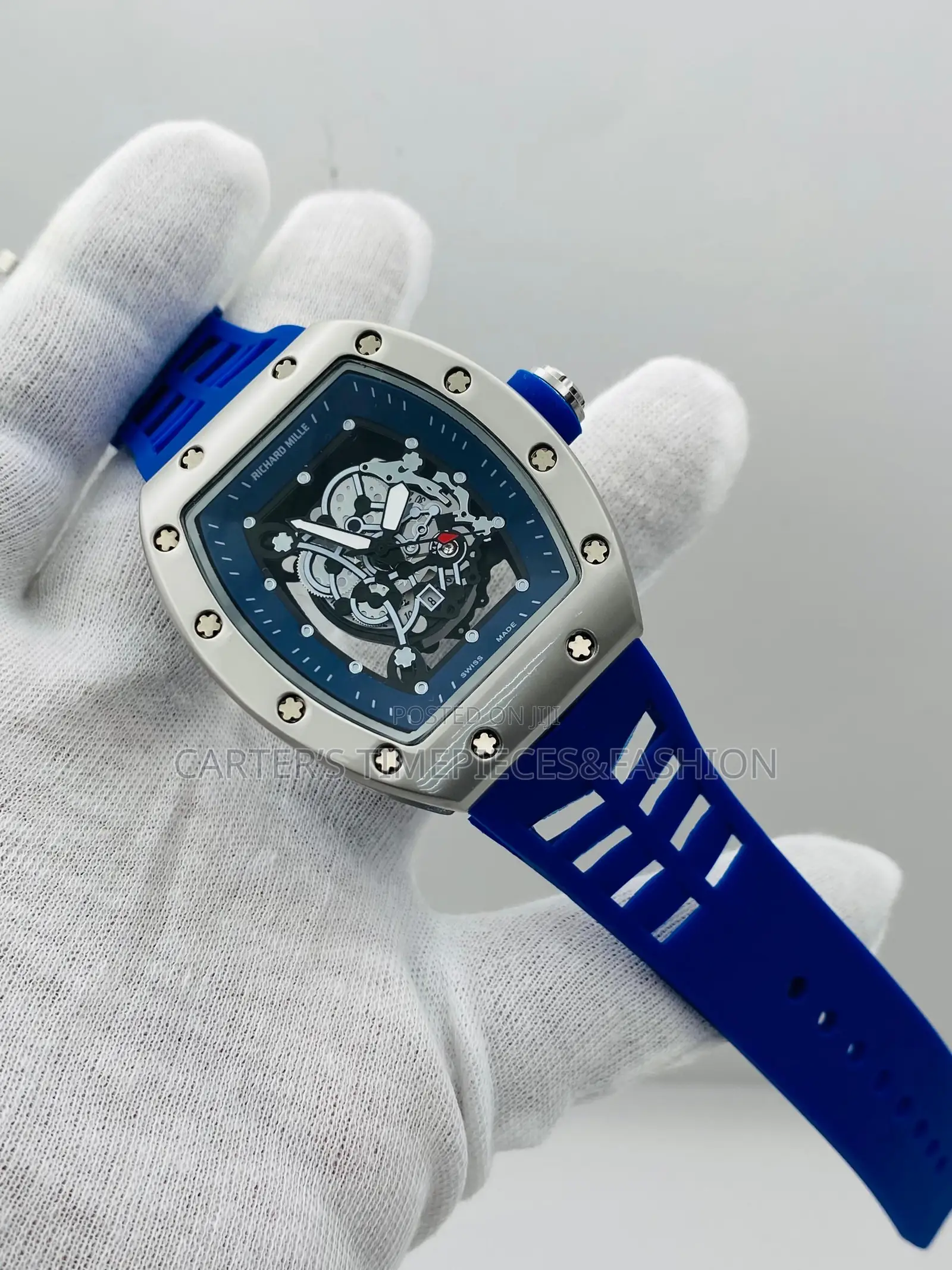 Richard Mille Wrist Rubber Strap Watch
