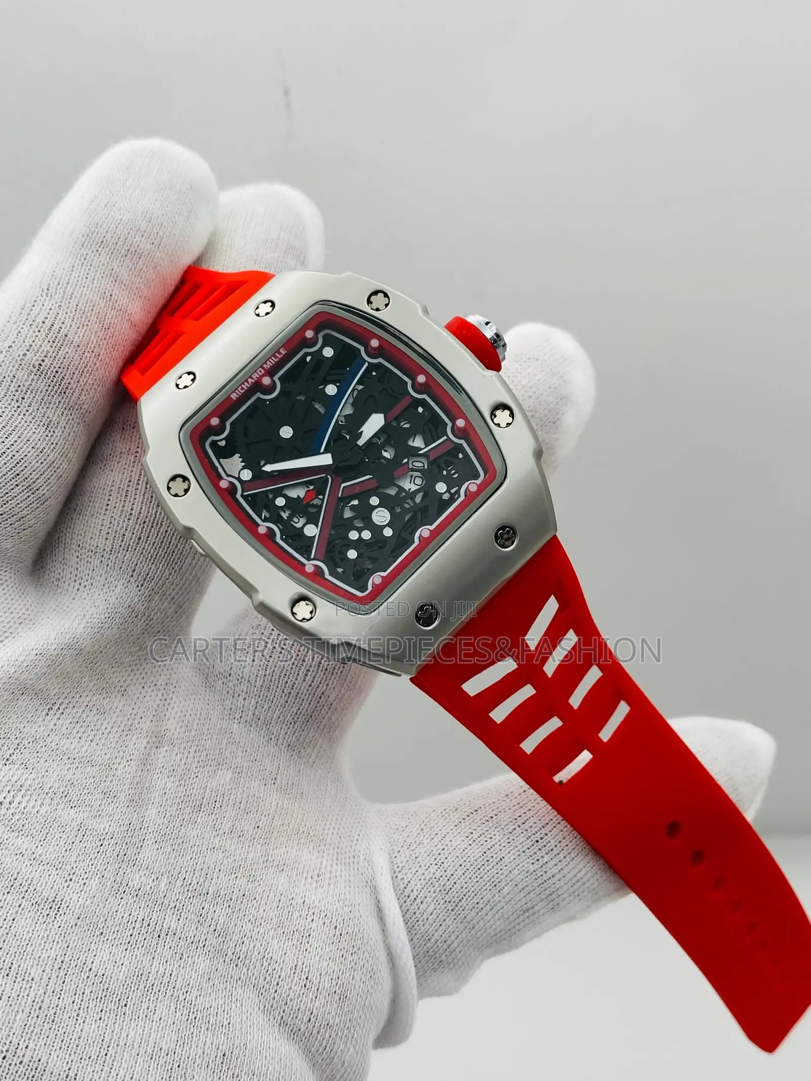 Richard Mille Wrist Rubber Strap Watch