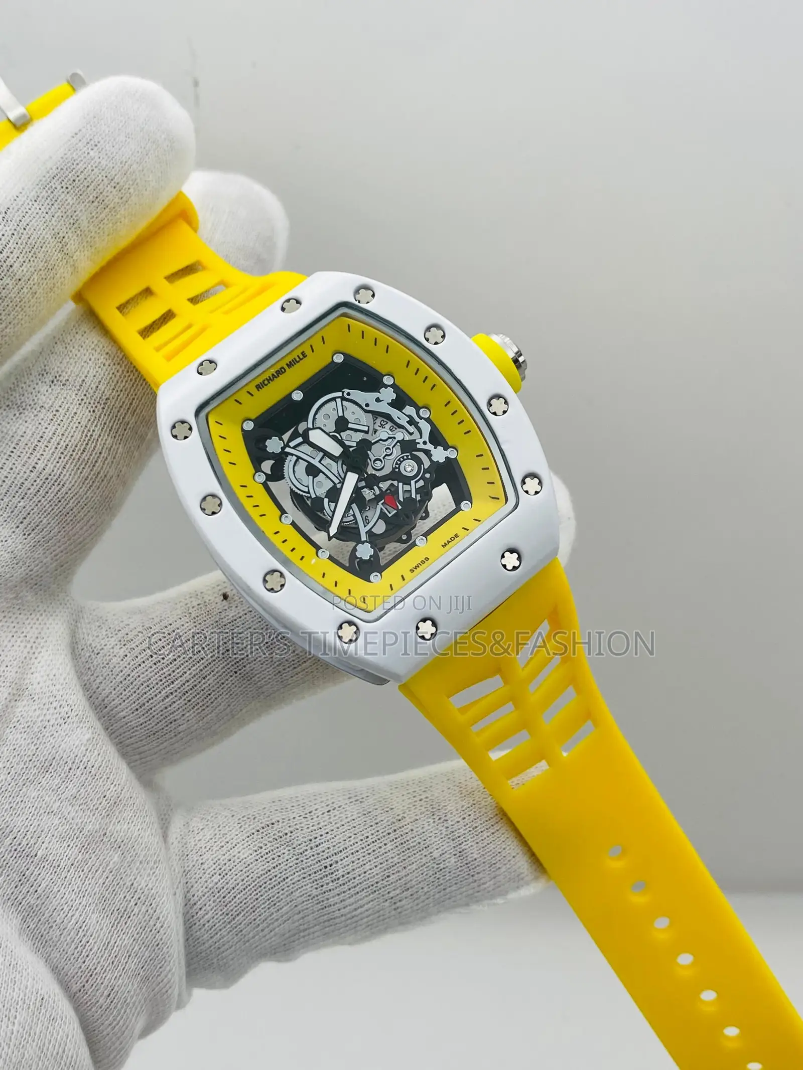 Richard Mille Wrist Rubber Strap Watch