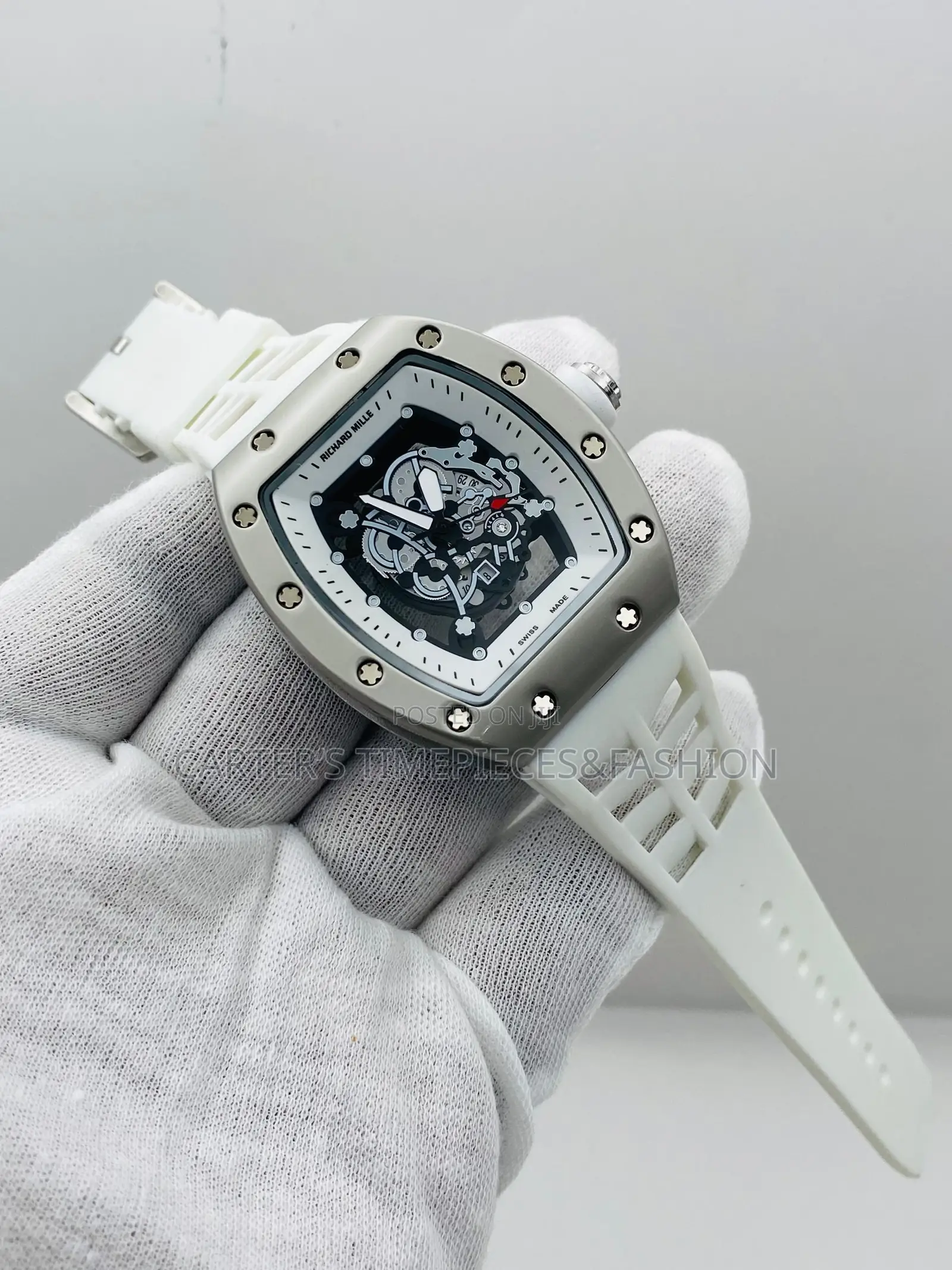 Richard Mille Wrist Rubber Strap Watch