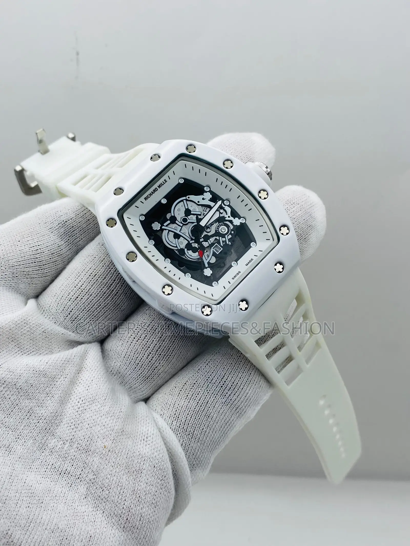 Richard Mille Wrist Rubber Strap Watch