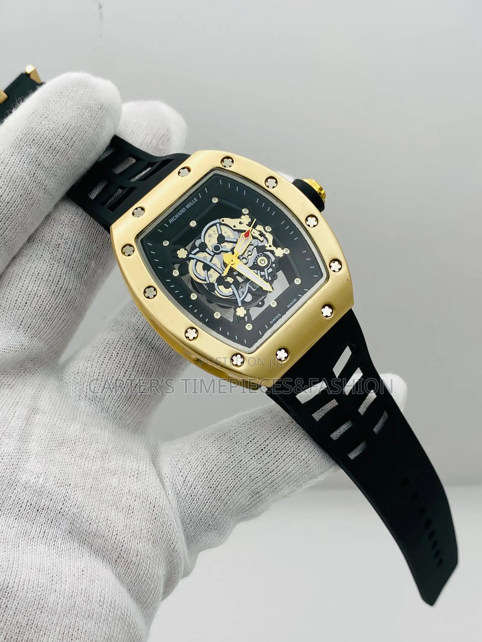 Richard Mille Wrist Rubber Strap Watch