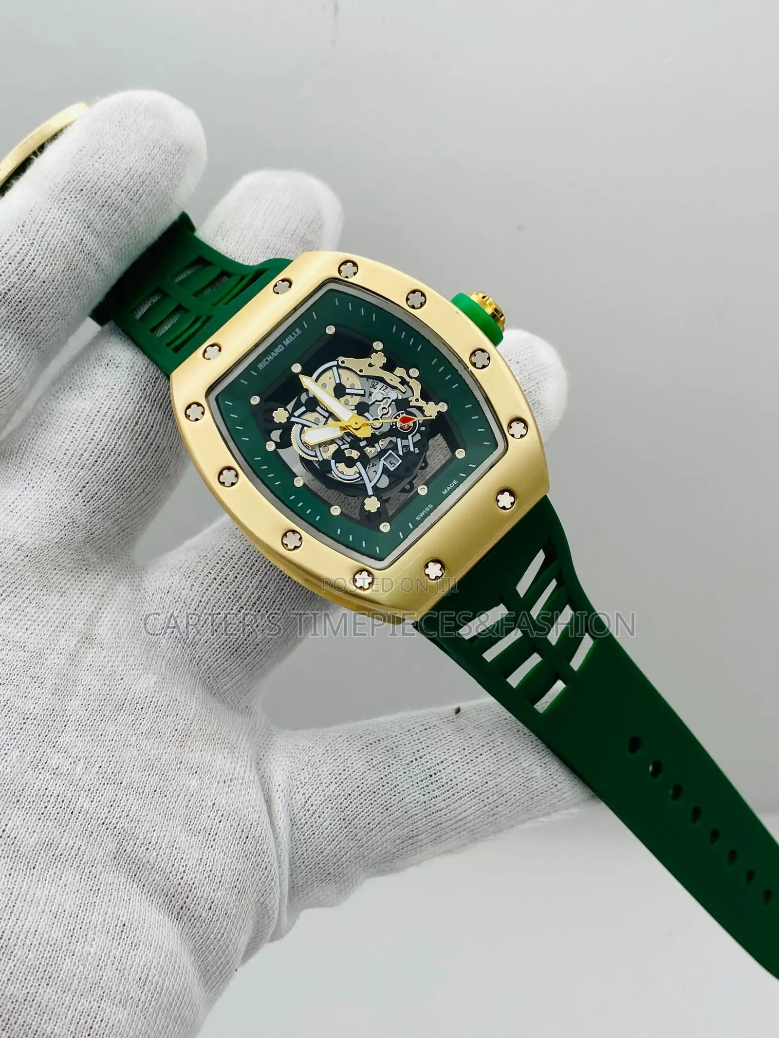 Richard Mille Wrist Rubber Strap Watch