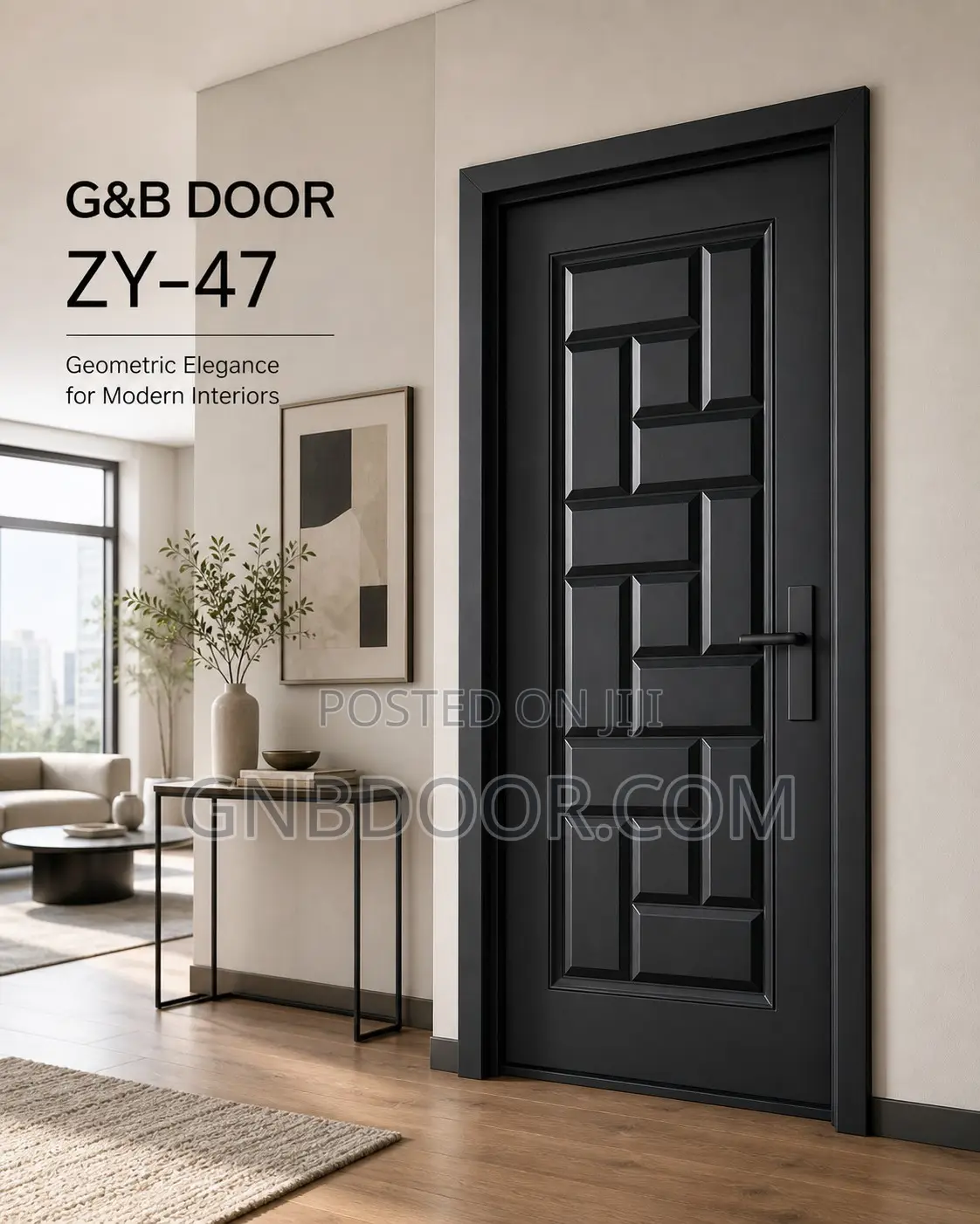 GNB New Interior Door American Door Come With Frame and Lock