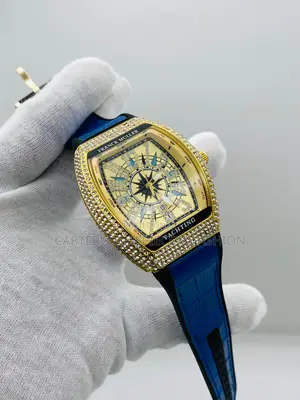 Franck Muller Yachting Leather Strap Watch
