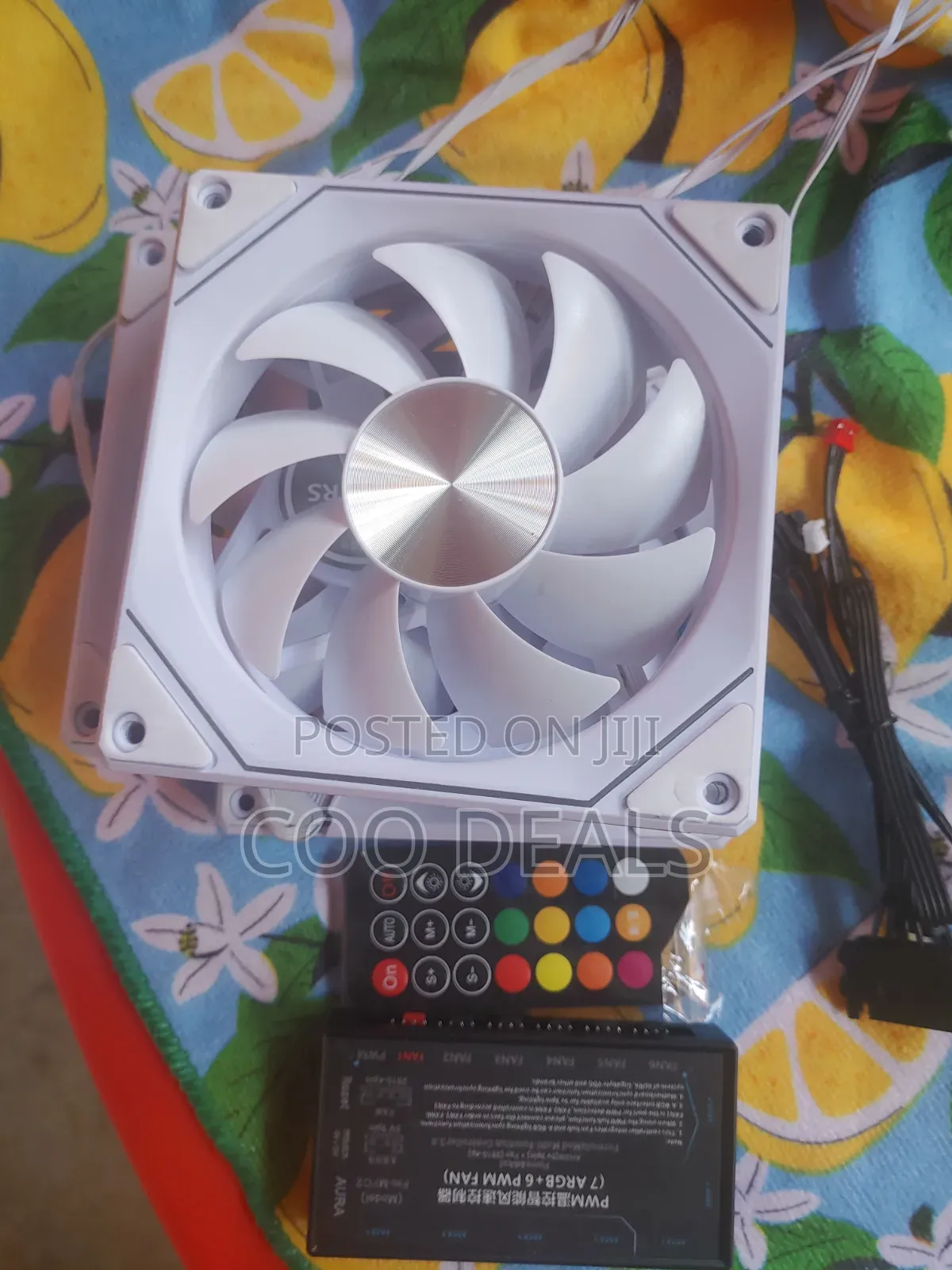 RGB Pc Fans. 3 Packs + Remote Argb Hub 6th Gen Prismatic Edge Mirror