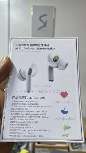 Airpod A8 Pro With Anc Heart Rate Blood Oxygen Detection