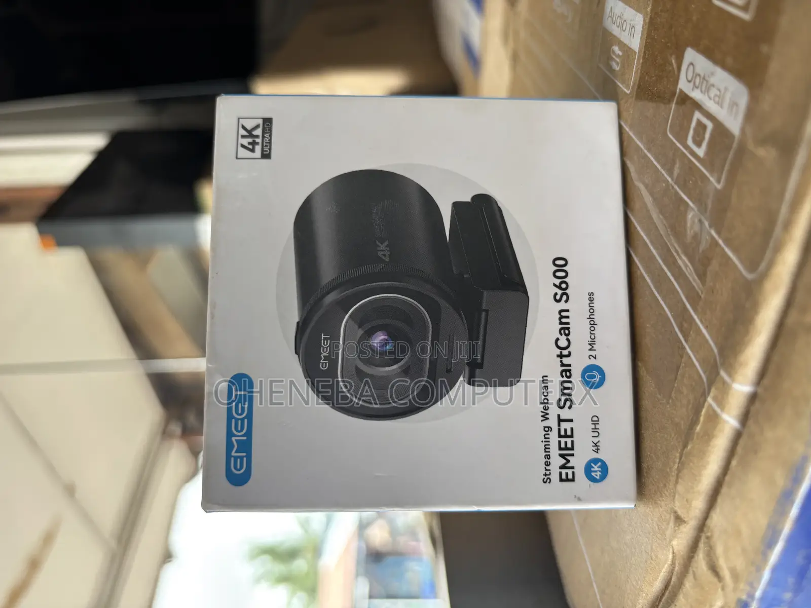  Webcam Emeet S600-Sony Sensor, Auto Focus and Noise Reduction Mic