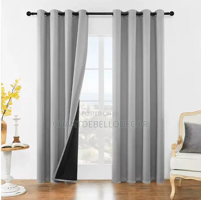 High GSM 9feet Long 100% Total Uv Protection Blackout Curtains