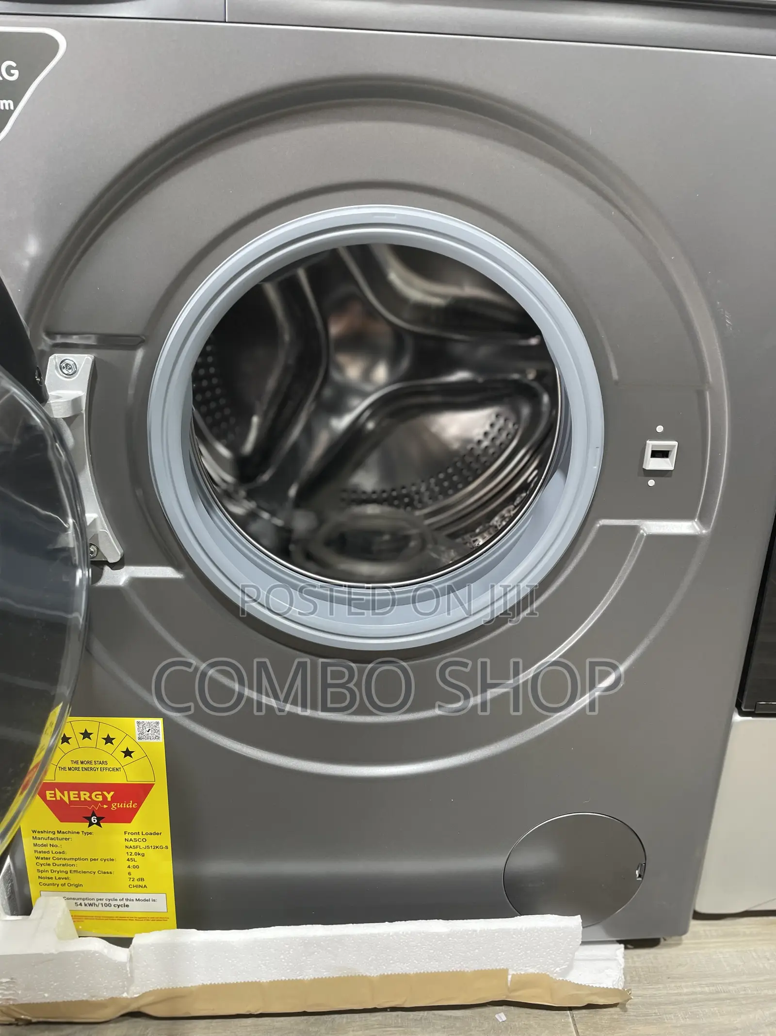 Nasco 12kg Front Load Washing Machine