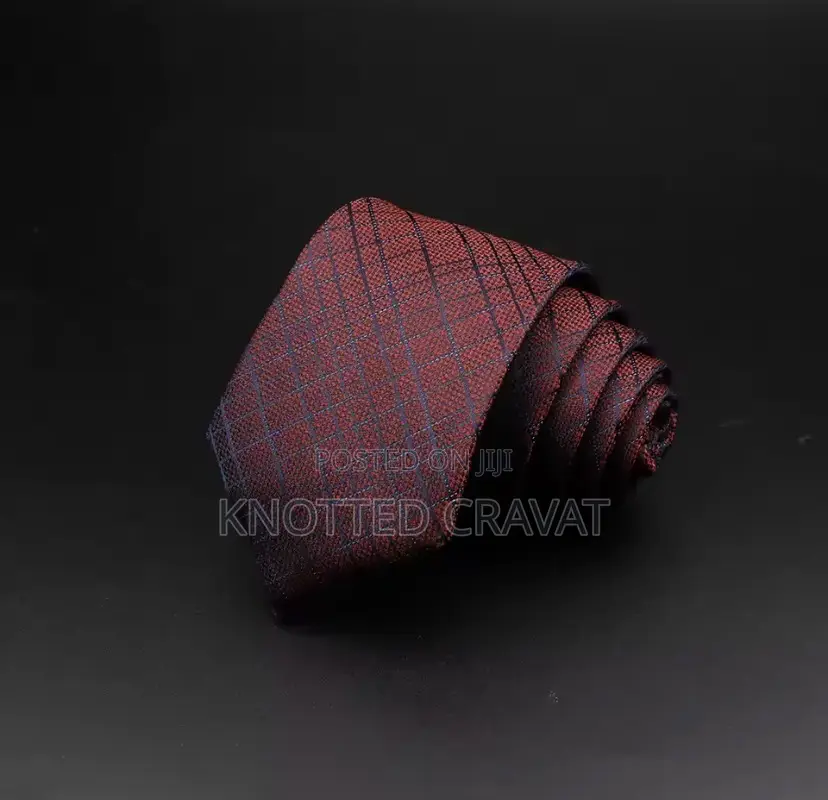 Red Stripped Tie