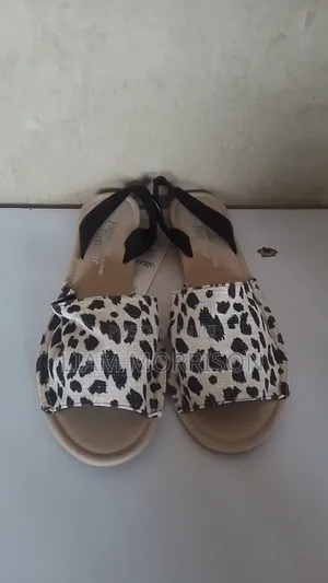 Leopard Print Women's Back Strap Sandals