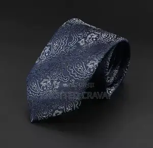 Blue With White Flying Tie