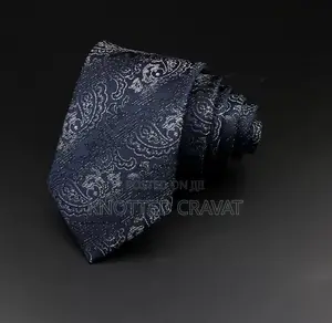 Blue With White Flying Tie