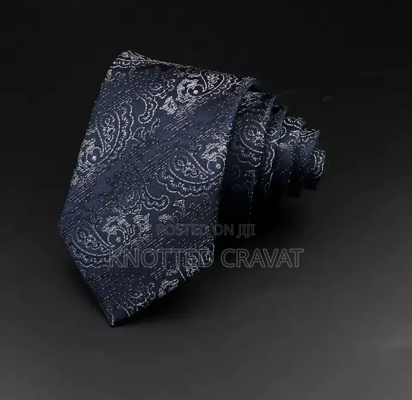 Blue With White Flying Tie