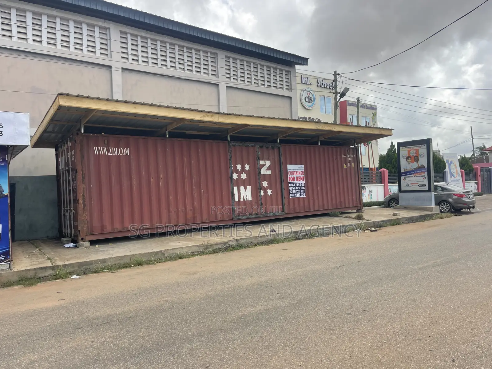 Spacious Container for Rent at Batsonaa Total Spintex