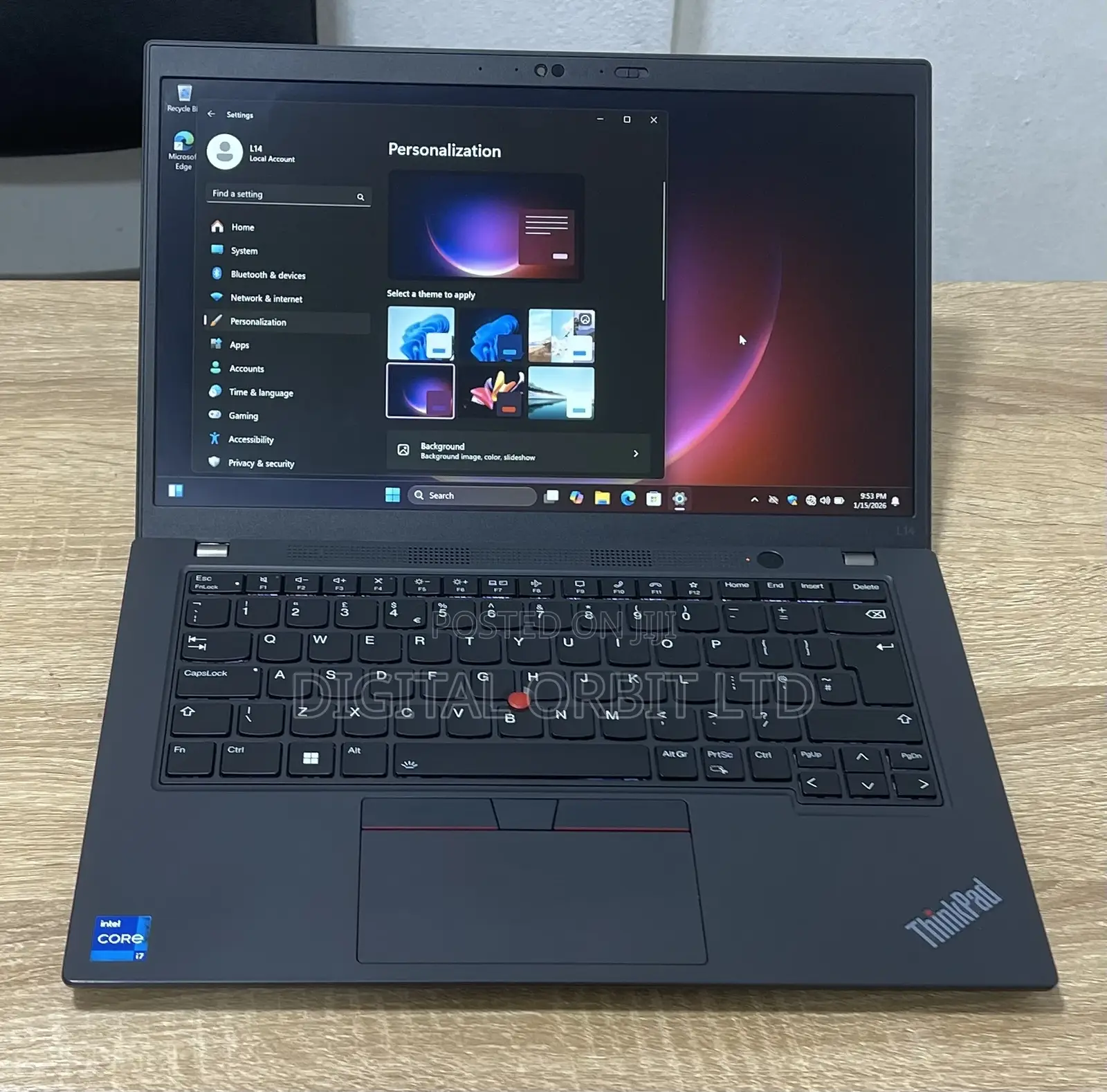 Laptop Lenovo ThinkPad L14 16GB Intel Core i7 SSD 1T