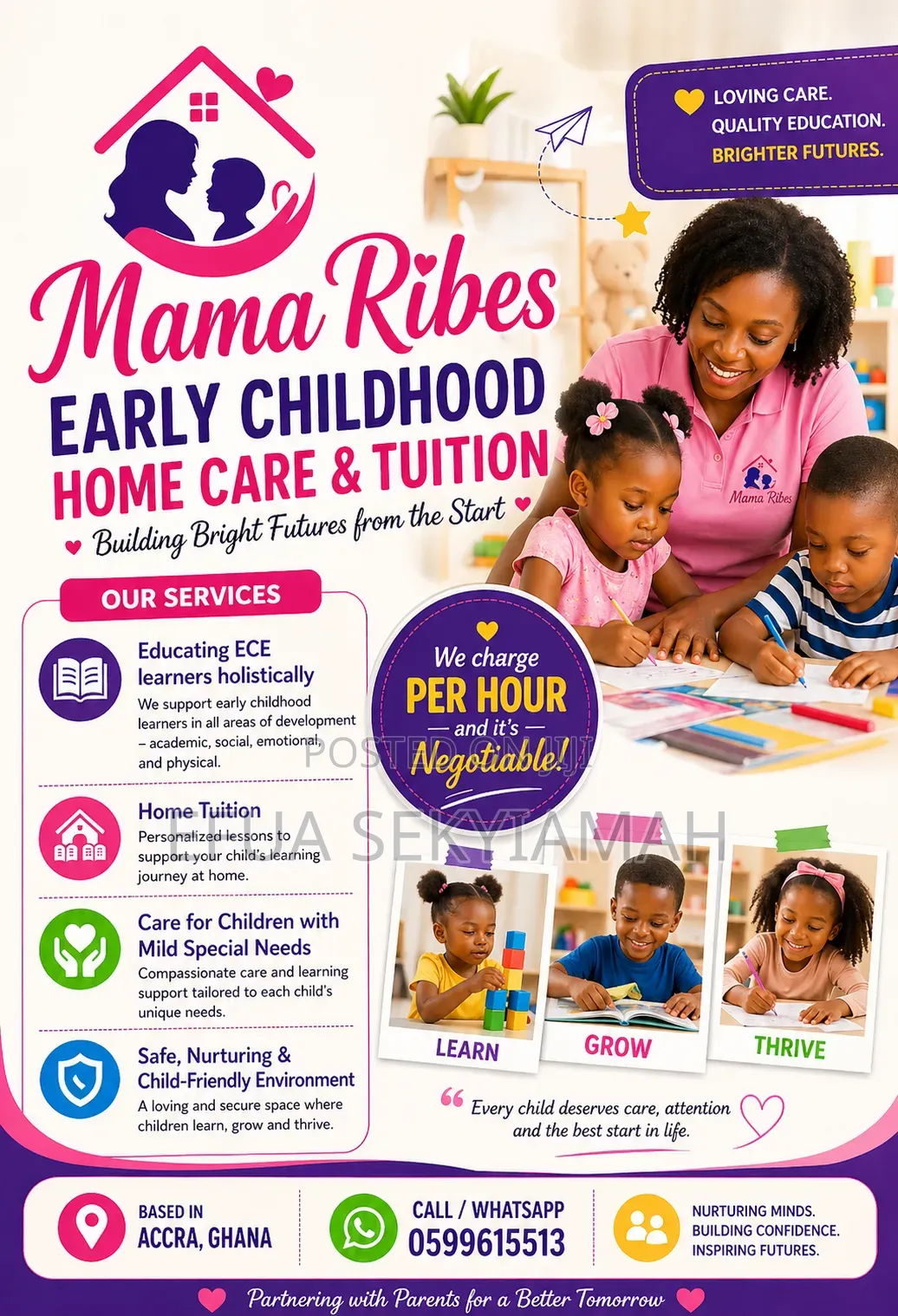 Early Childhood Education Home Care And Tution