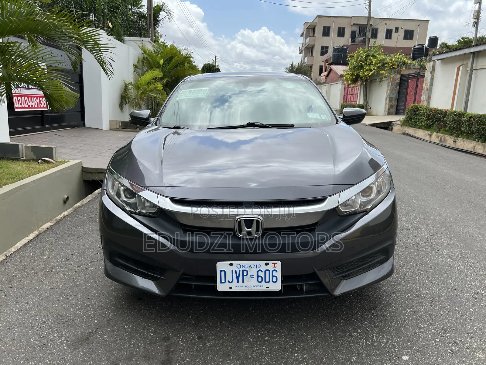 Honda Civic EX 4dr Sedan (1.5L 4cyl) 2016 Gray