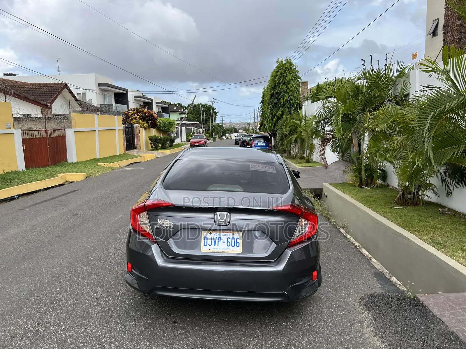 Honda Civic EX 4dr Sedan (1.5L 4cyl) 2016 Gray