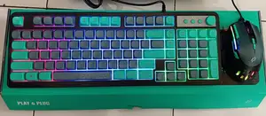 Heatz Gaming 3 in 1 Keyboard/ Mouse Mousepad With RGB Light Original