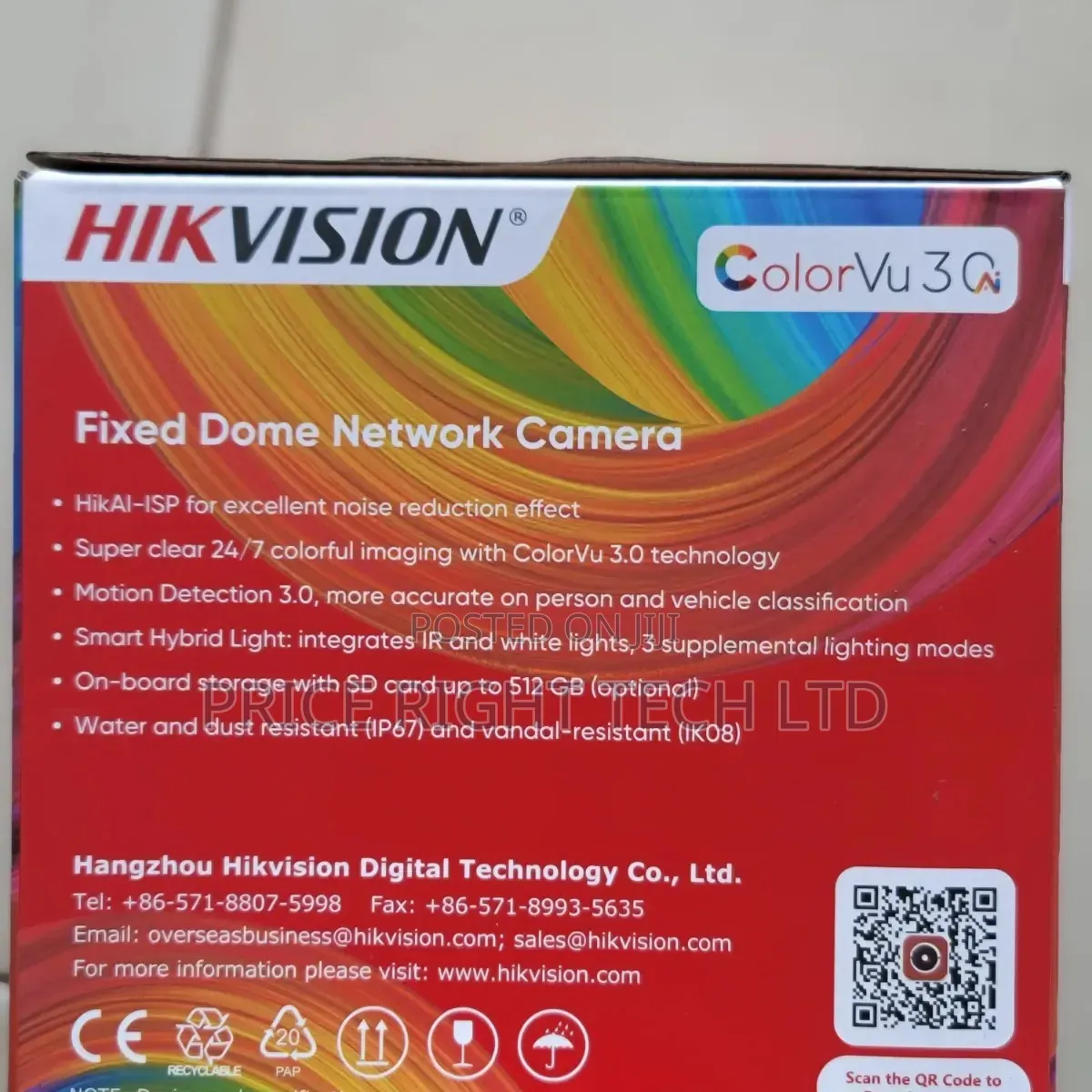 Brand New Hikvision 2mp Ip Poe 2mp Colorvu 3.0