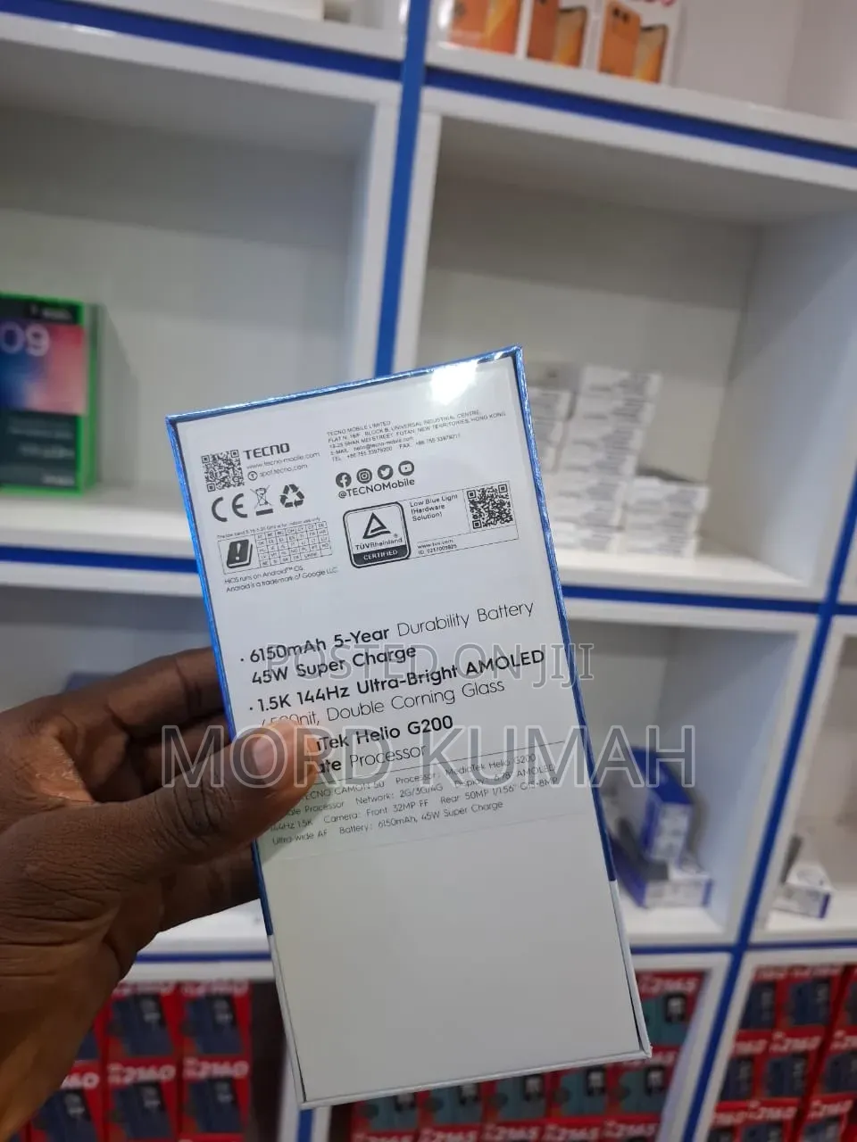 New Tecno Camon 50 256 GB Silver