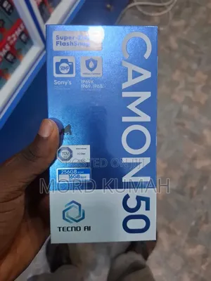 New Tecno Camon 50 256 GB Silver