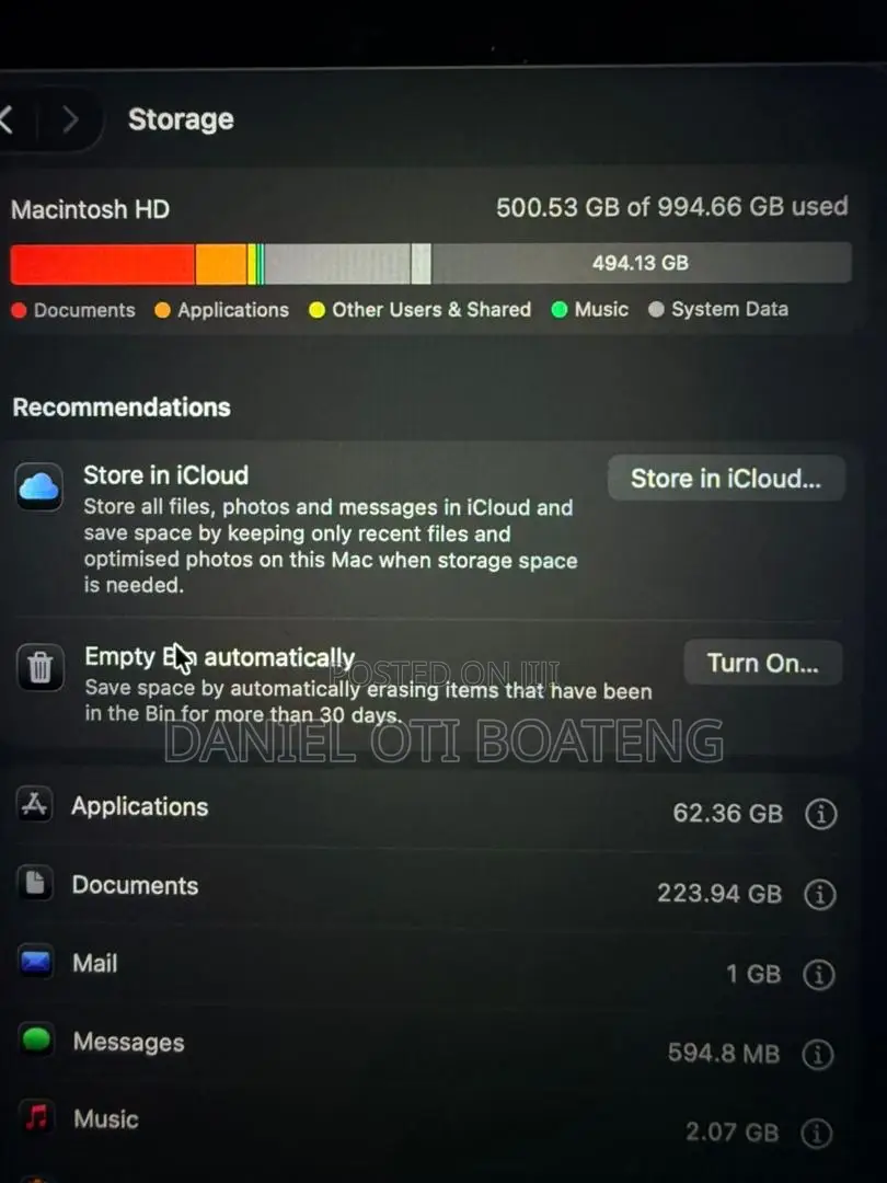 Laptop Apple MacBook Pro 16GB Apple M1 Pro SSD 1T