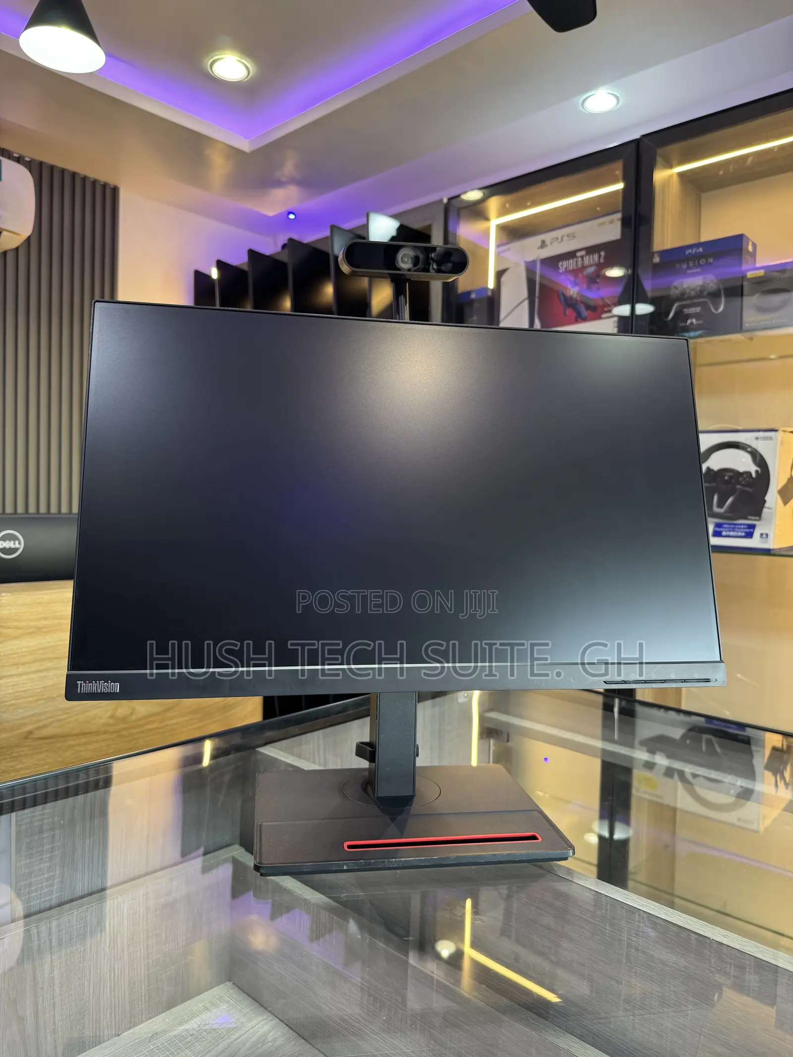 24” Lenovo Thinkvision Usb - C Ips Webcam Edgeless Monitor