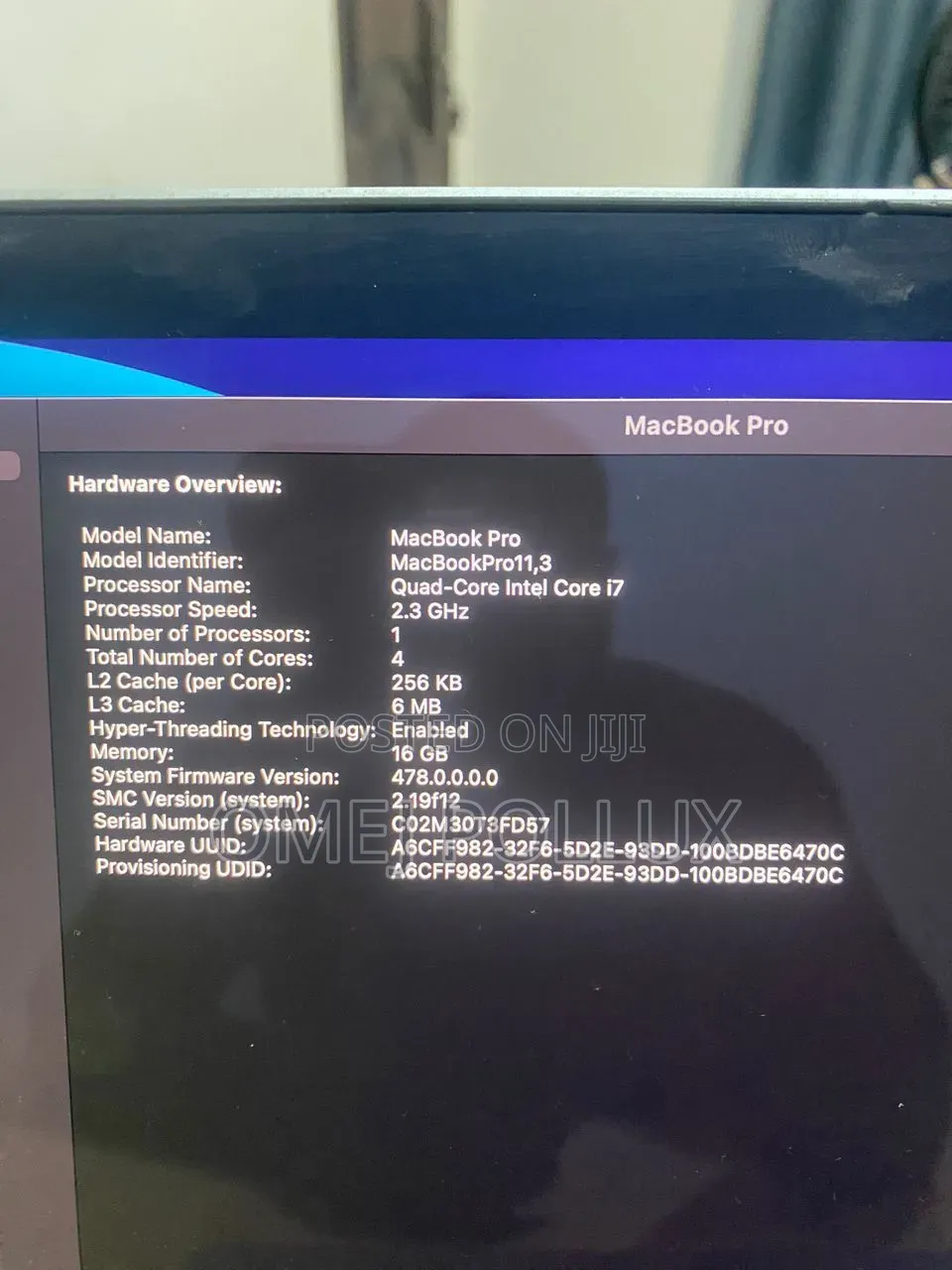 Laptop Apple MacBook 2013 16GB Intel Core i7 SSD 500GB
