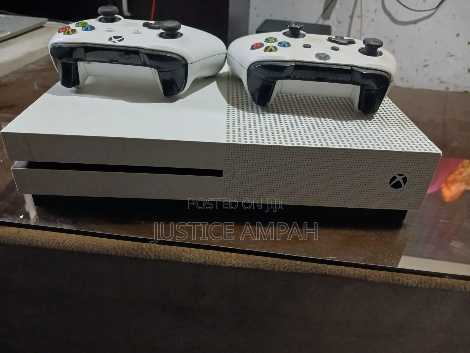 Xbox One S With Two (2) Controllers and Game Available.